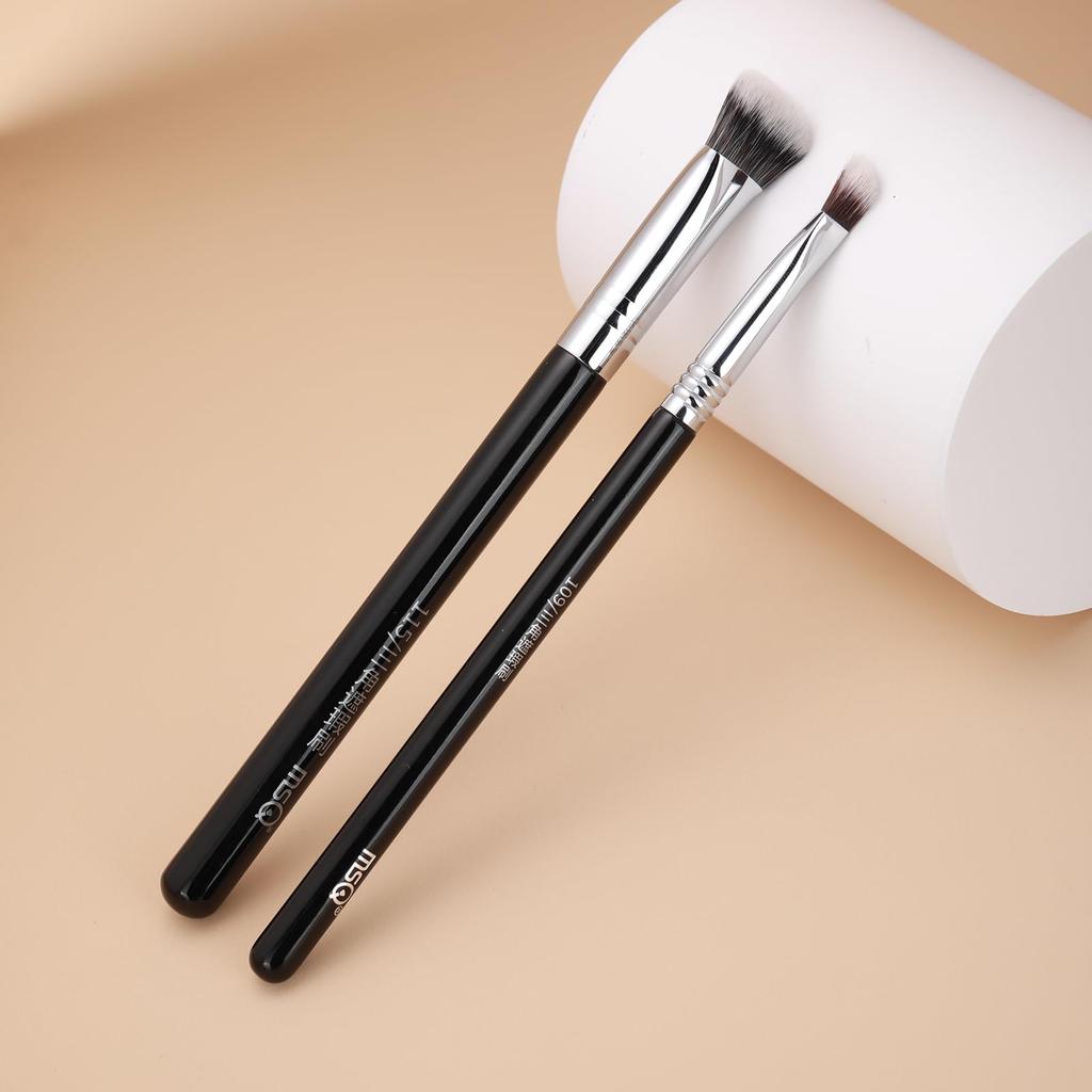 MSQ Concealer Brush Set Triangle Concealer Conceals Dark Tear Acne Extraordinary Master Series (2 Brushes), Brush, Circles, Trough, Scars, Spots,