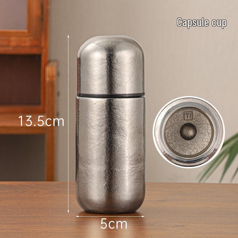

Premium Insulated Titanium Mini Cup - Elegant, Portable, and Gift-Ready for Outdoor Use 150ML - Personal Box