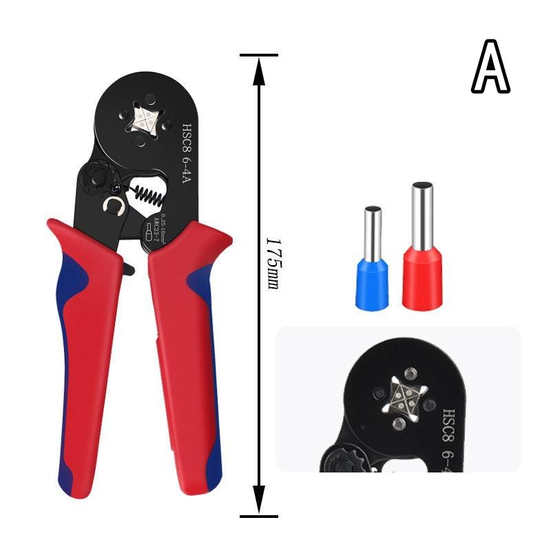 Ferrule Crimping Tool, Self-Adjusting Hexagonal Wire Crimper Plier Ye 16-6E For Awg 20-5(0.5-16Mm²) ,Ratchet Wire Crimping Tool