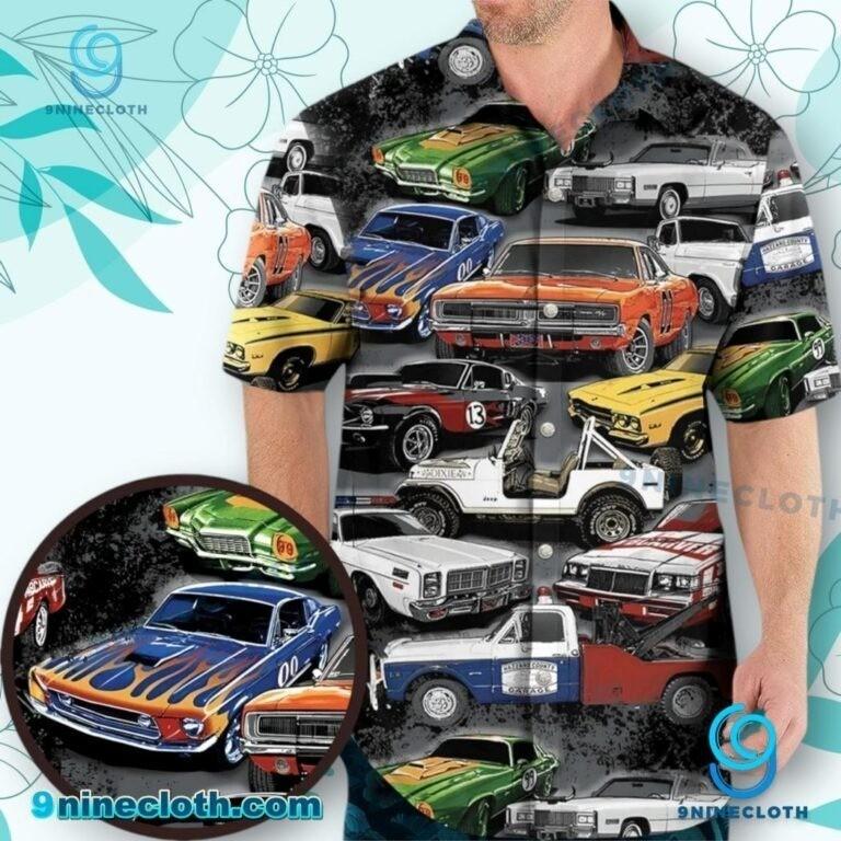 Cars Collection The Dukes Of Hazzard Hawaiian Shirt Unisex T-Shirt M
