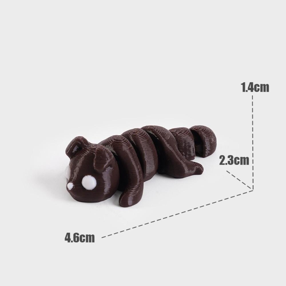 Cute Critter Style Multi-Joint Fidget Toys Multi-Jointed Movable Office Desk Decoration  Home Decor