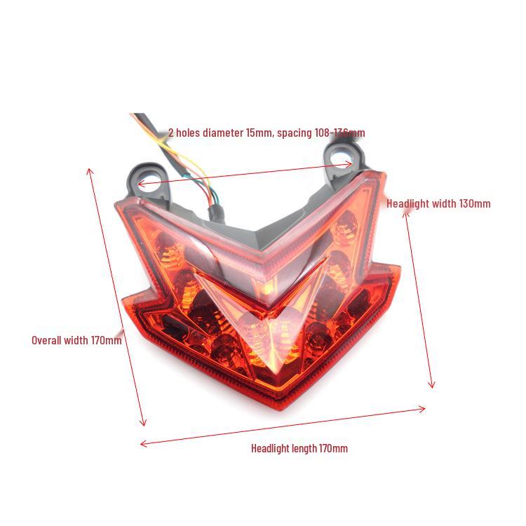 D176 LED Taillight for Kawasaki Z800, ZX-6R (2013-2017), Z125