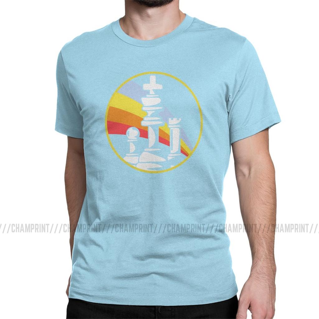 Chess Tournament Men T Shirt Intellectual Game Player Novelty Tee Shirt Short Sleeve Crew Neck T