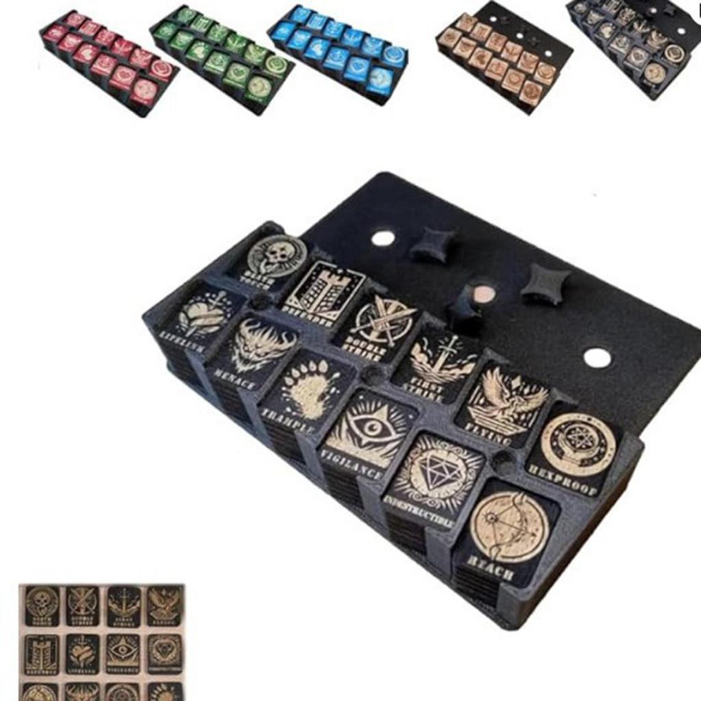 Tabletop Card Game Ability Tracking Counters