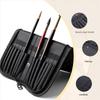 BHBL 38Cm Artist Paint Brush Holder Zippered Brush Case for Oil Acrylic Watercolor Brush Breathable Painting Kit