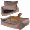 SOFA Small Bed for a Dog or Puppy 70x55x18 Ukory Mocha BROWN