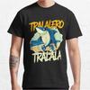 Tralalero tralala Hai Italienisches Gehirnfäule Lustiges Meme T-Shirt für Männer Große Größe Erwachsenen Oberteile S6XL Herrenbekleidung