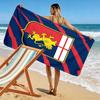 Genoa CFC Logo Strandtuch, Großes Weiches Schnelltrocknendes Handtuch für Strand Camping Schwimmen