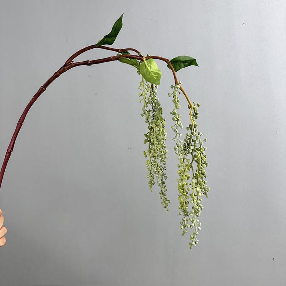 Simulation Artificial Hanging Plant Floral Display Fake String Greenery Plant Wedding Decoration светло-зеленый