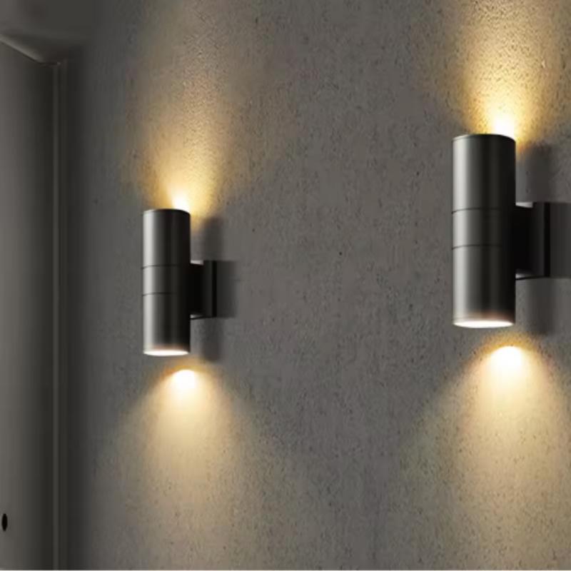 Outdoor Aluminum Simple Waterproof Wall Washing Villa Exterior Wall Outdoor Garden Wall Lamp