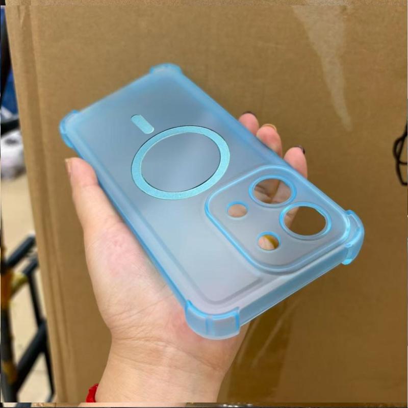 Cover Fro RedMi 15C Shockproof Magnetic Wireless Charge Phone Case For Redmi 15c 4G 5G Magsafe Silicone Bumper Translucent Cases