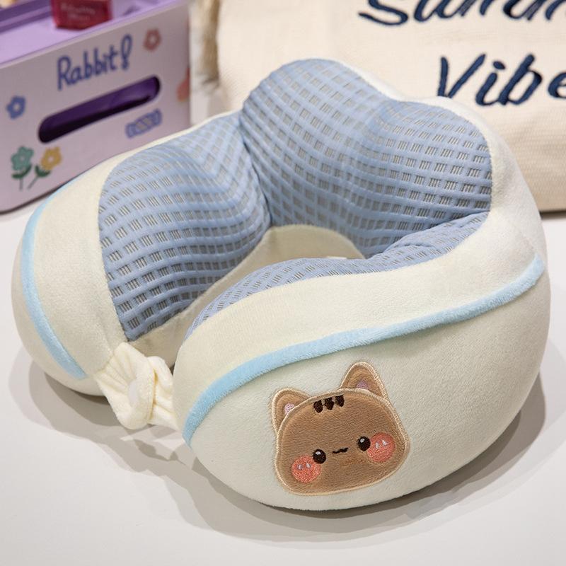 U-shaped Pillow Neck Protection Pillow Cervical Spine Head Pillow Adult Neck Pillow CampusUse U-shaped Pillow HotSeason