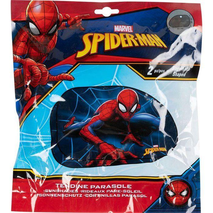 Parasolar Auto - Marvel - Omul Păianjen - Protecție UV - 65x35 cm - Fixare cu Ventuze