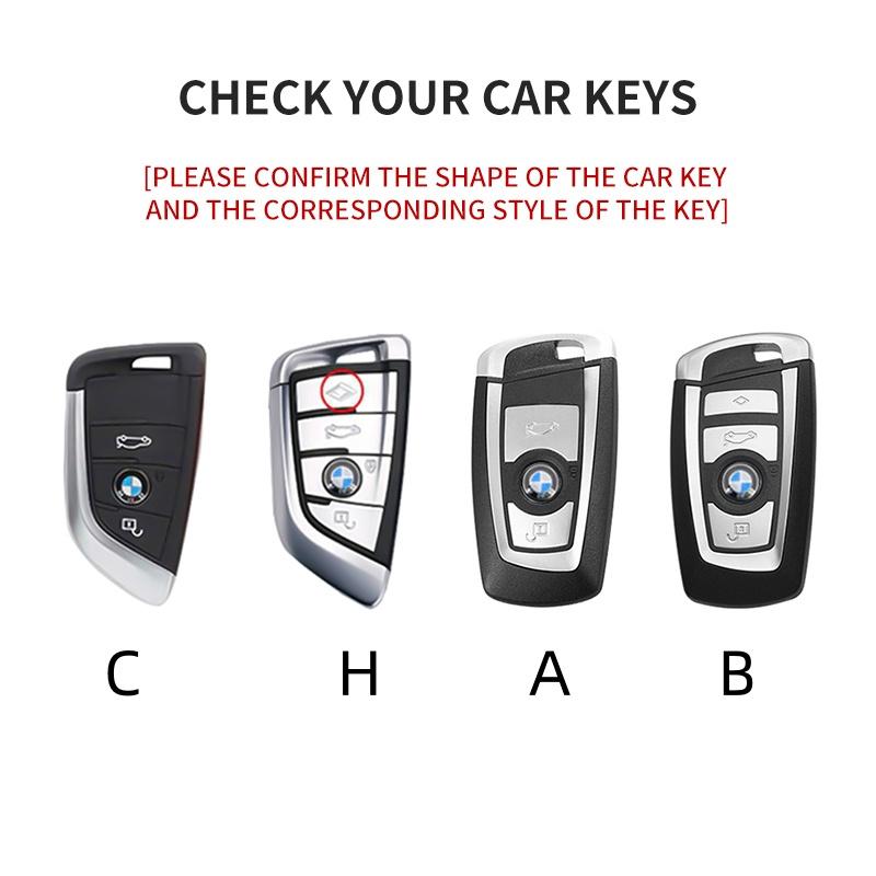 Full Flip Leather Car Key Case For BMW 1 3 5 7 Series 320i 530i 550i F20 F15 F16 F48 G20 G30 G01 G02 G05 G11 X1 X3 X4 X5 X6 F30