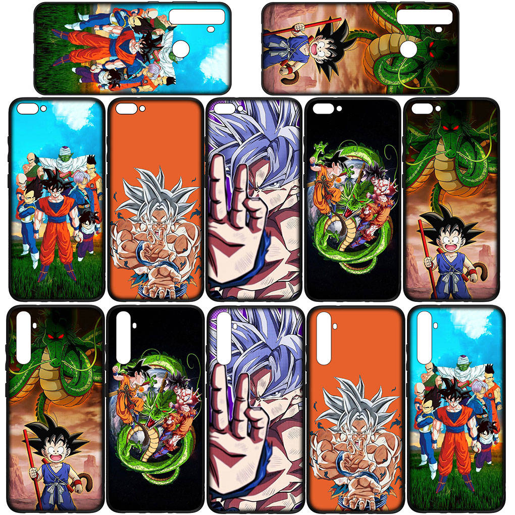 Case for Samsung Galaxy S25 S24 S23 iPhone 16 15 Xiaomi Redmi Note 14 13 12 16E 11 Pro Max XR OPPO Moto Huawei Anime Dragon Ball Goku DragonBall Cover