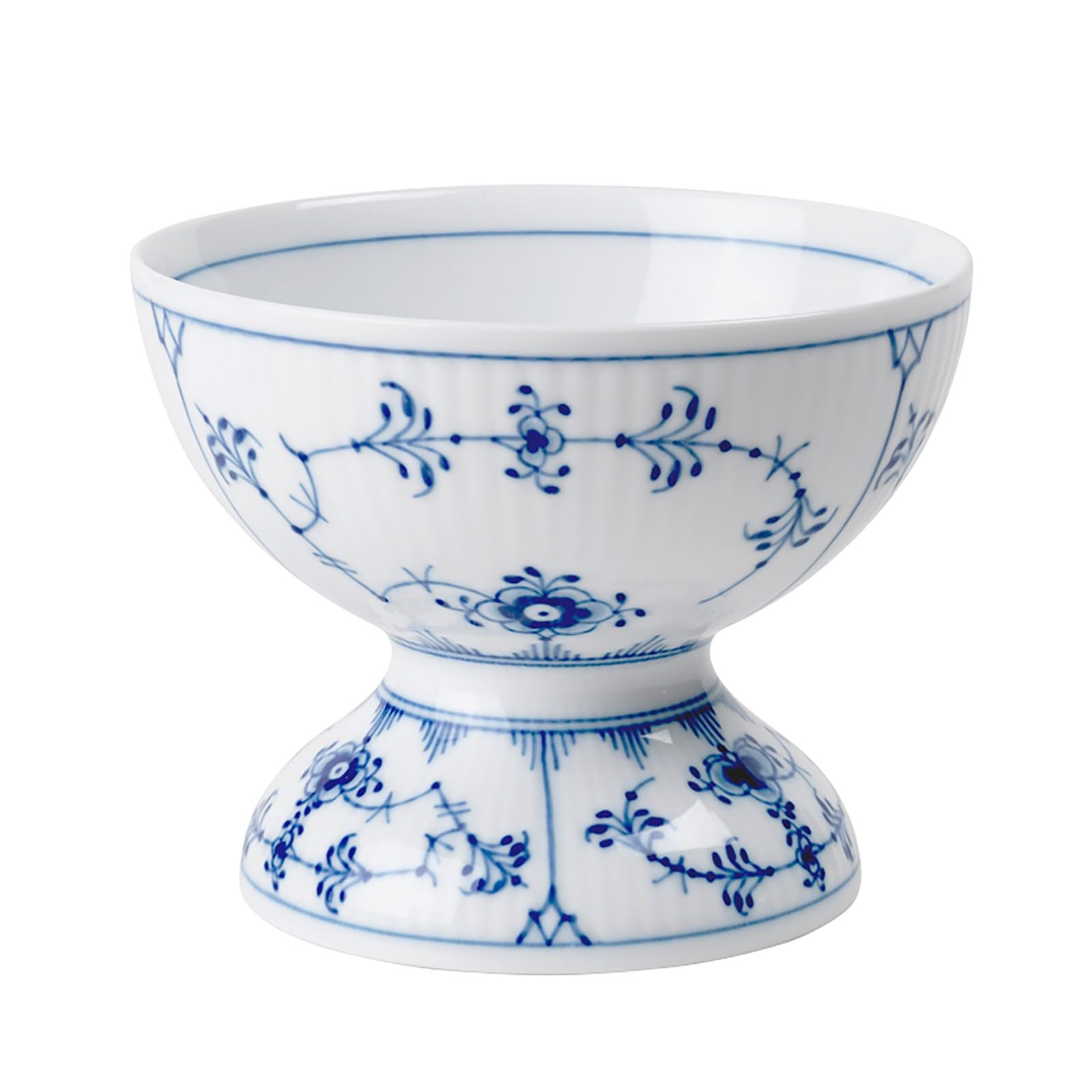 

[Официально импортировано] Royal Copenhagen Blue Fluted Plain Чаша на ножке, Диаметр 10см x Высота 8см, 1068619