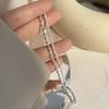  Sterling Color Double Layer Bracelets Beads Exquisite Craftsmanship Minimalist Minimalist Women Wrist Bracelet Fine Jewelry