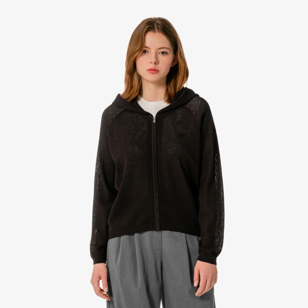 [lacoste] Women s Summer Hooded Zip-Up Cardigan AF722E-56G3LA 34