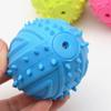 Tpr Squeaky Rugby Dog Toy Teeth Cleaning Molar Chew Toy For Pet Dogs