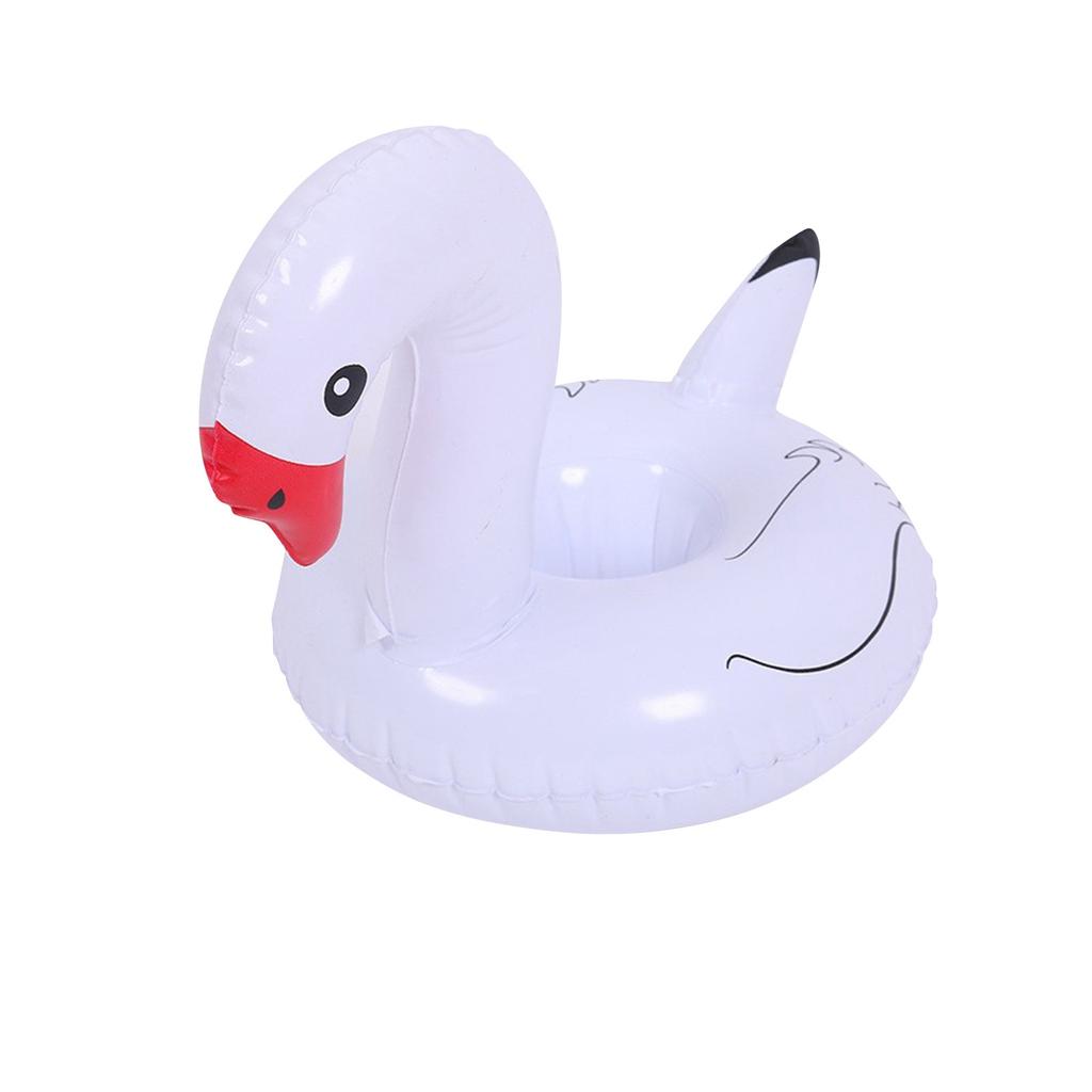 Aufblasbarer Getränkehalter für Pool und Badewanne. Aufblasbares, schwimmendes Wassergetränk für einfachen Zugang.