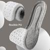 1 Pair High Elasticity Padded Warm Insoles for Men Women Shock Absorbing Latex Insoles Warm Insoles for Fall and Winter Sports Insoles