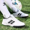 Nuove Scarpe da Calcio per Bambini Traspiranti Scarpe da Calcio da Ragazza con Lacci Scarpe da Calcio da Uomo per Erba Sintetica Scarpe da Allenamento Antiscivolo