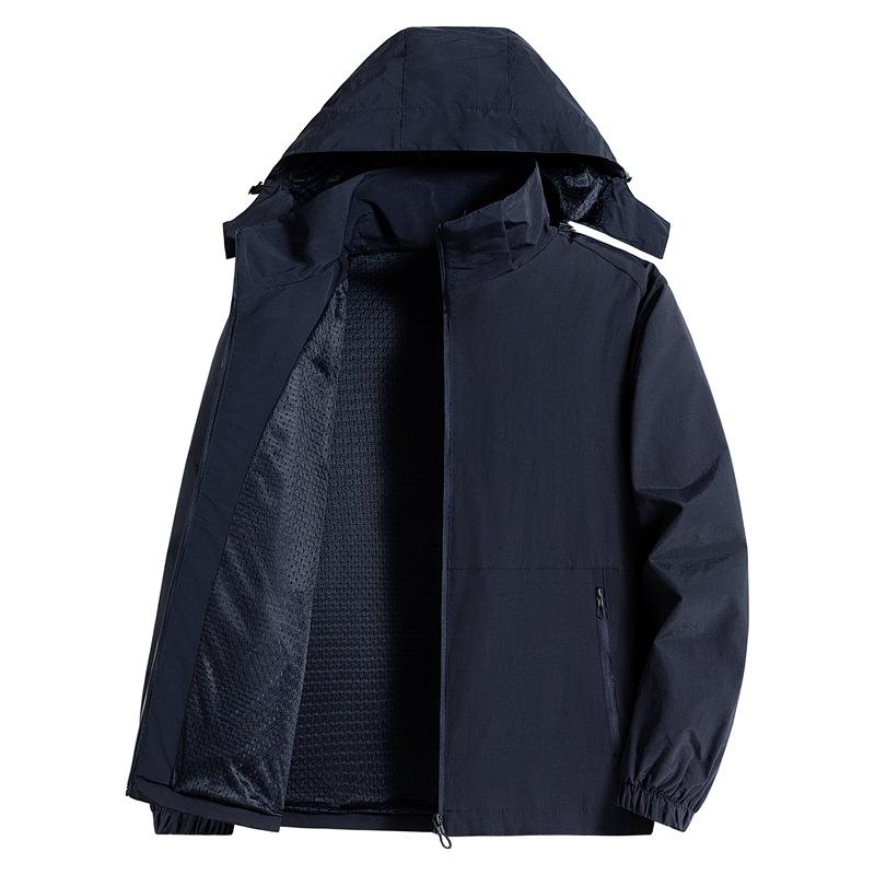 Hettejakke Pluss Løs Herre Utendørs Topp