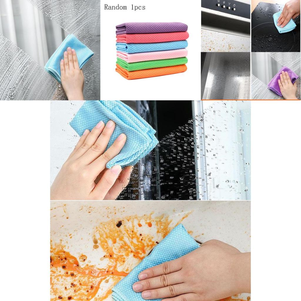 Soft Comfortable Durable Reusable Nanoscale Streak-free Miracle Cleaning Cloths
