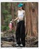 Women's Military Green Waterproof Cargo Pants - Quick-Dry, Casual, Outdoor Sports, Small Size