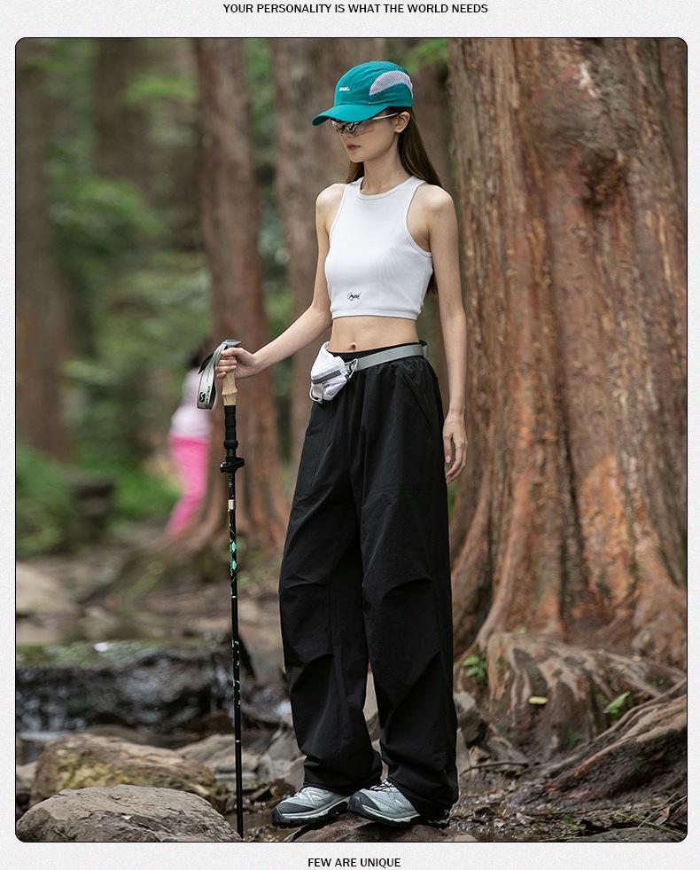 Women's Military Green Waterproof Cargo Pants - Quick-Dry, Casual, Outdoor Sports, Small Size
