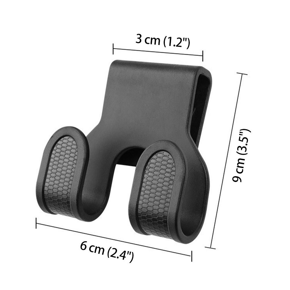 2-in-1 Hidden Car Hook Rear Seat Phone Holder For Electric Vehicle Model 3 Y BYD Universal Auto Interior Accessories