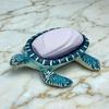 Turtle Soap Box, with Drainable Design, Resin Tortoise Soap Dish, Durable Decorative Soap Saver for Bathroom Kitchen Countertop