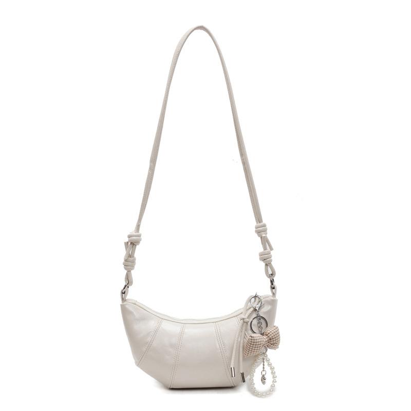 Korean version of trendy fashion shoulder bag women's 2025 new high-end temperament women's bag hand carry simple casual dumpling bag