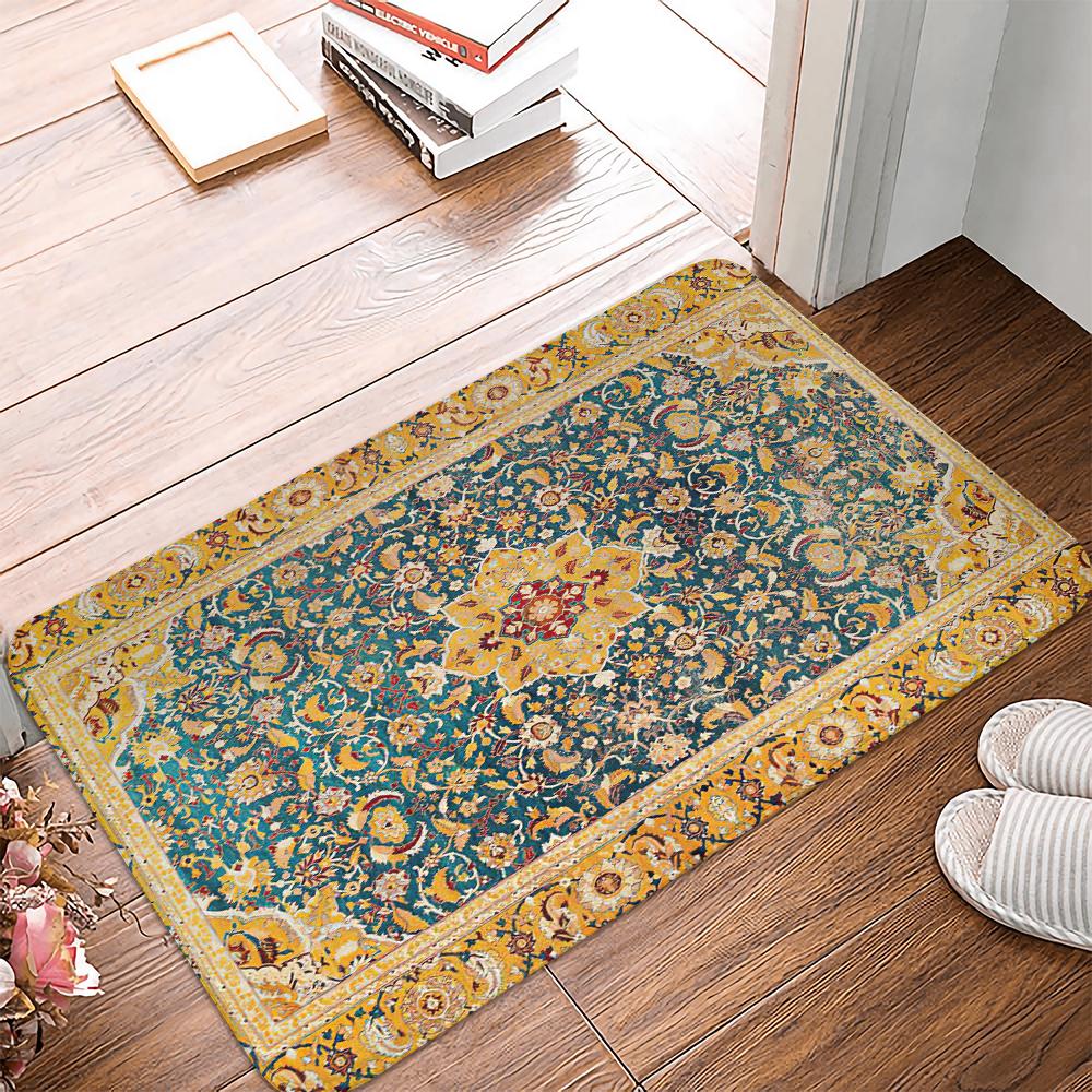 Bohemian Style Doormat Entrance OutDoor Carpets Non-Slip Bathroom Feet Mat Kitchen Bedroom Hallway Long Rugs Entrance door mat