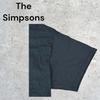 [USED] The Simpsons Halloween Skull T-Shirt, Size L, Black