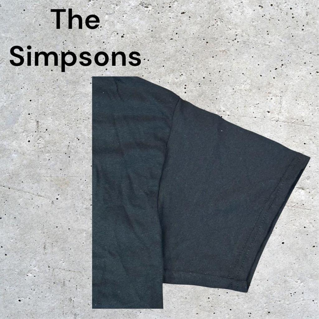 [USED] The Simpsons Halloween Skull T-Shirt, Size L, Black