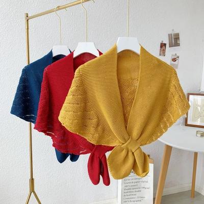 Écharpe Coupe-vent Châle Chaud Tricoté Faux Col pour T-shirt pour Femmes