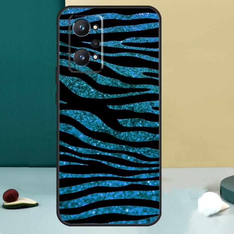 Zebra Skin Print For Realme GT 6T 5 6 GT 7 Pro C67 C75 C61 C55 C53 C51 C21Y C25S 10 11 12 13 14 Pro Plus Case