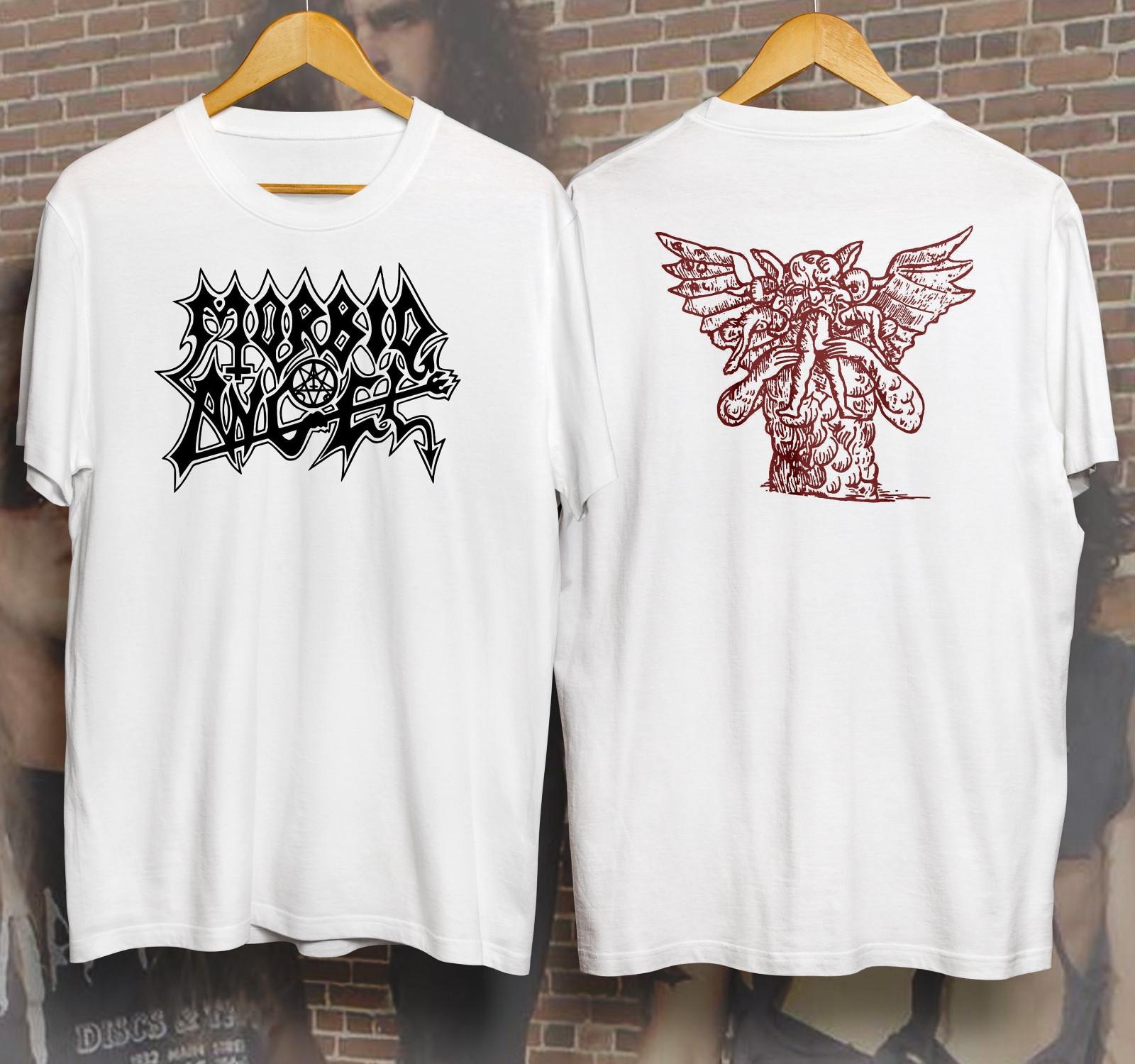 New Morbid Angel Band Heavy Cotton All Size White T Shirt UR416 XXL