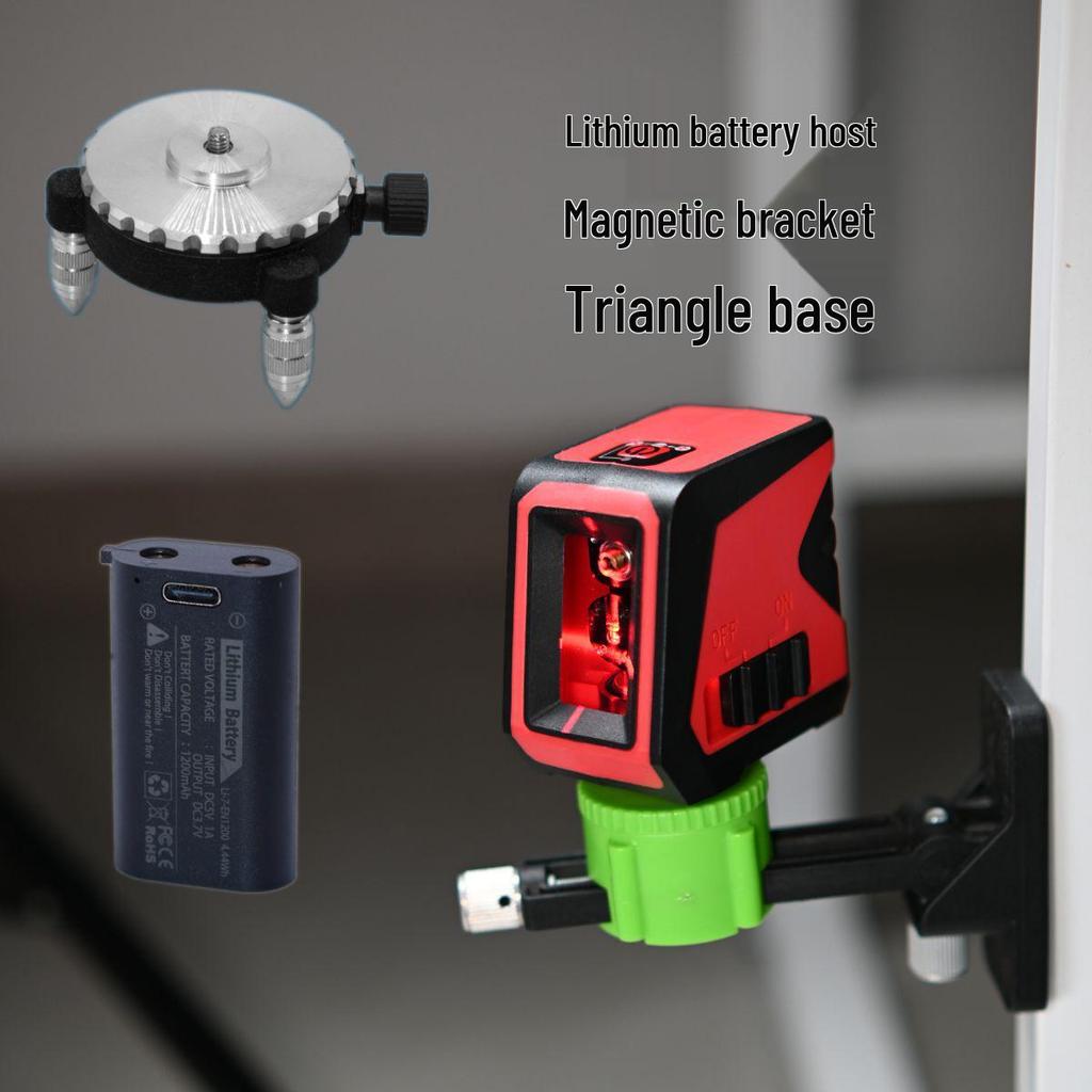Compact Ultra-Portable Green Beam Laser Level with Automatic Leveling