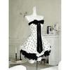 French Retro Sweet Sleeveless Mini Dress Women Y2K Harajuku Aesthetic Lace Slim Dress Spicy Girl Club Party Stylish Outfit