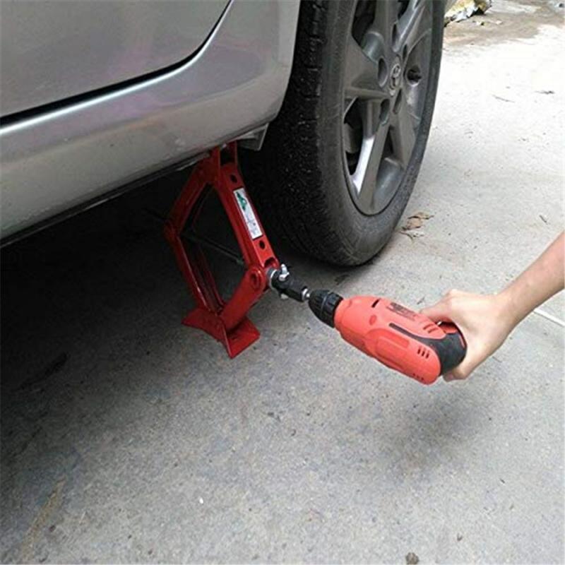 Scissor Jack Adapter For Use With A 1/2-Inch Impact Wrench Or A 13/16-Inch Wheel Nut Wrench