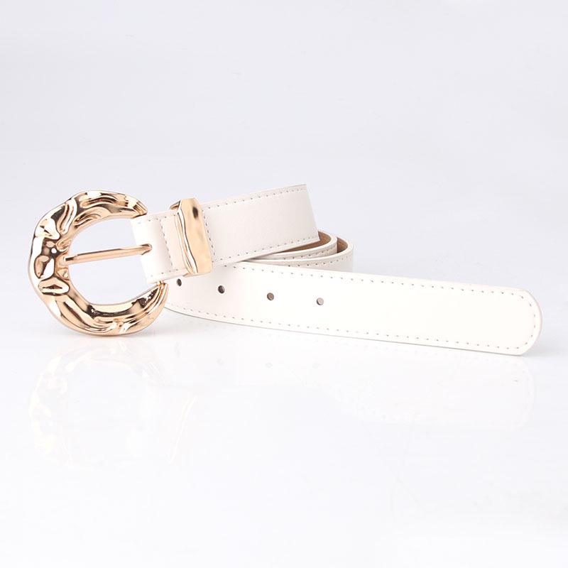 Korean Style Trendy Women's Metal Buckle Belt - Fashionable and Decorative for Students