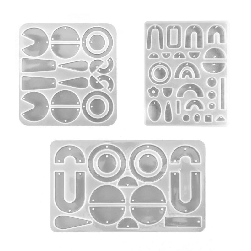 Художественные изделия Серьги-гвоздики Литейная форма Серьги ручной работы Силиконовая форма Серьги-подвески Форма из УФ-кристаллической смолы Эпоксидная форма 1