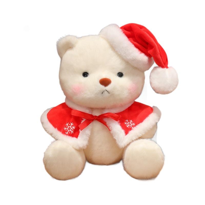Cute Christmas Joint Bear Doll Plush Toys Hug Sleeping Doll Ornaments Doll Girl Children Christmas Gift
