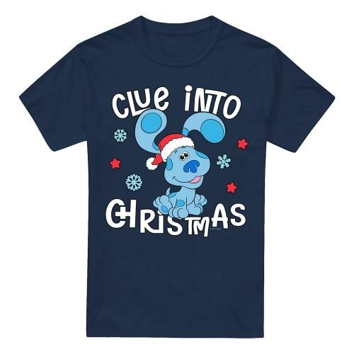 Blue´s Clues & You! Mens Christmas T-Shirt