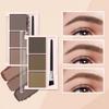 Three-color Eyebrow Powder Shadow Three-dimensional Eyebrow Shape Waterproof and Sweat-proof Natural Long-lasting Eyebrow Powder