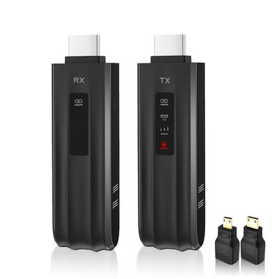 Bezdrátový HDMI přenos eppfun CS200C, 4 bezdrátové jednotky, stabilní 1080P video a audio synchronní do vzdálenosti 50 m, kompatibilní s digitálním projektorem