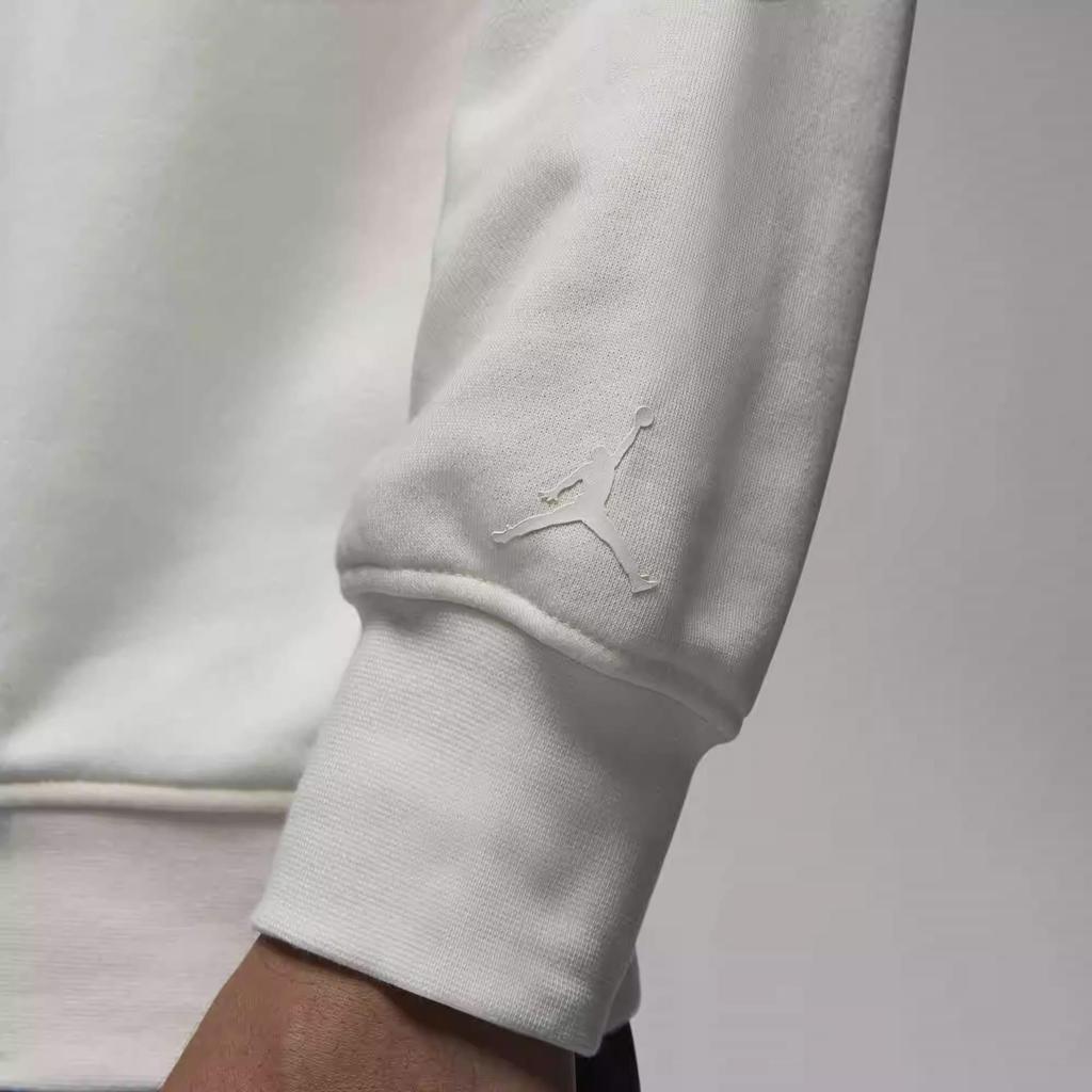 Jordan College Style Color Block Warm Comfortable Soft Breathable Hoodie Men hoodies Sail-White HV9284-133