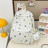 Schoolbag1011 new bow casual backpack student class schoolbag travel cute commuter versatile backpack